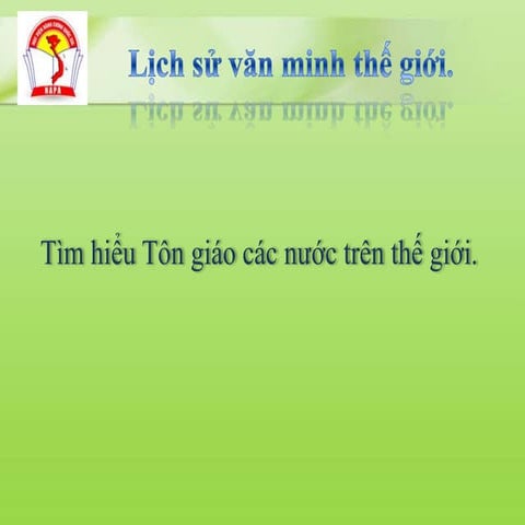 Tìm hiểu tôn giáo
