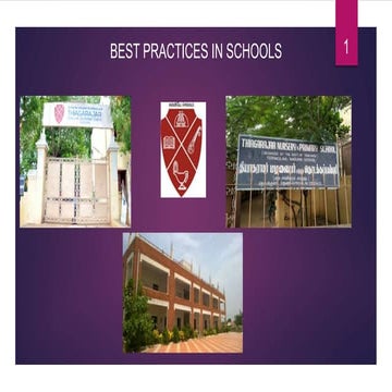 Best Practices in Schools