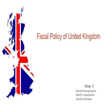 Tmi  economics for policy making   fiscal policy of united kingdom