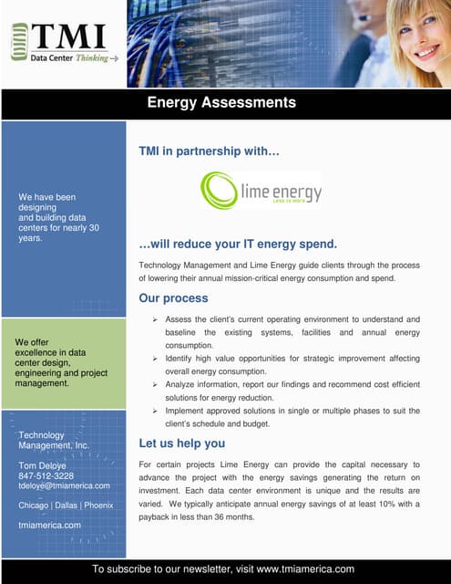 Data Center Optimization Assessment Pdf