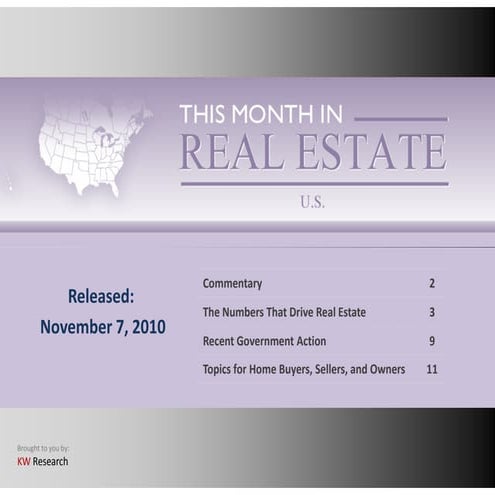 This Month in Real Estate November 2010