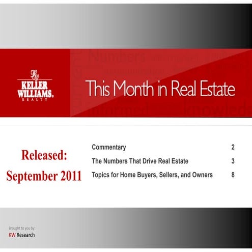 This Month in Real Estate - Sept  2011