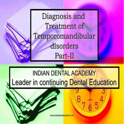 Tmj ii/ oral surgery courses  