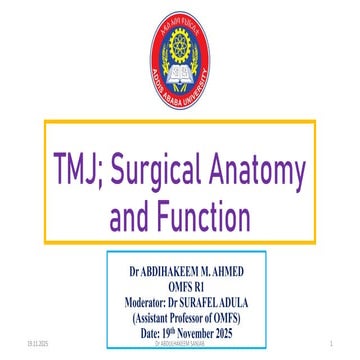 TMJ Surg.Anat.&.Fn - Final.pdf. Dr. Sanjab