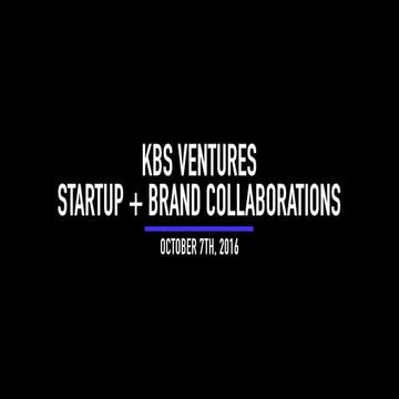 Tmk.edu Startup + Brand Collaborations: October 2016