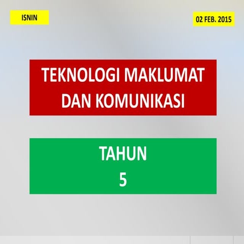 Tmk thn 5 nota peranti e