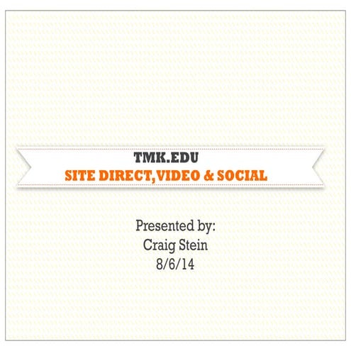 Site Direct, Video & Social