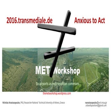 Re-examining Global Ports Panel Presentation: The MET workshop