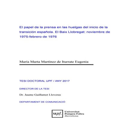 El papel de la prensa en la huelga de Laforsa