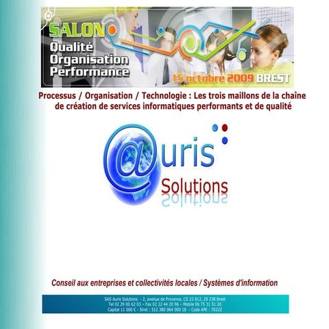 Témoignage Auris Solutions SQOP09 AFEIT