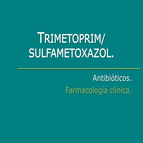 Trimetoprim/Sulfametoxazol 