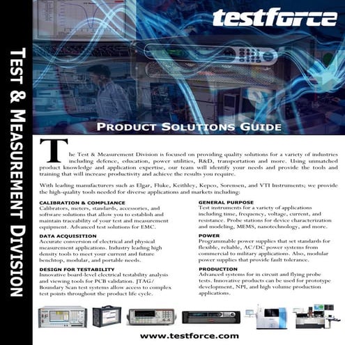 T&amp;M Product Guide 2009