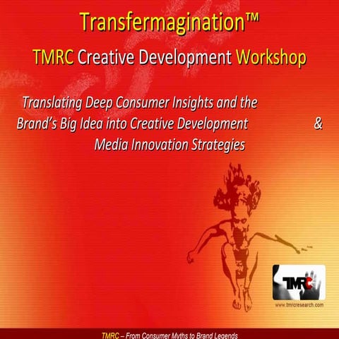 TMRC Creative Workshop Brief Intro