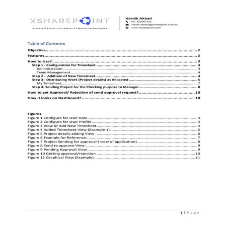 Timsheet Management Application