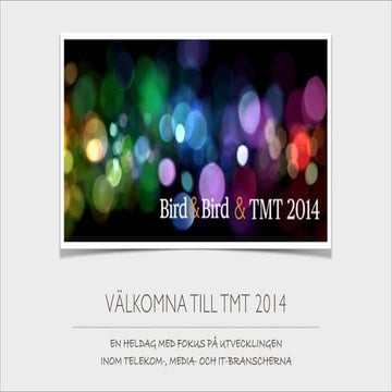 TMT-day - innovation och internet