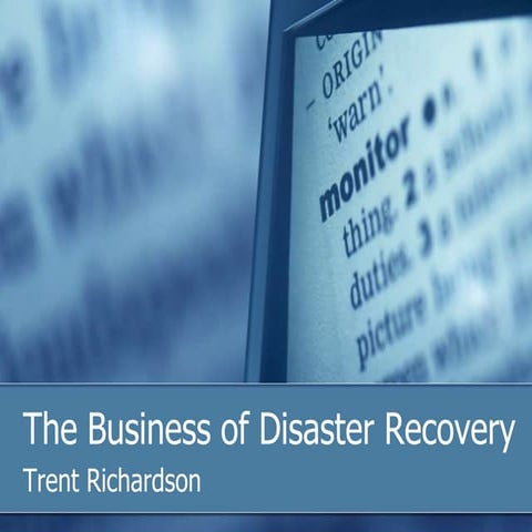 Disaster Recovery is Dead