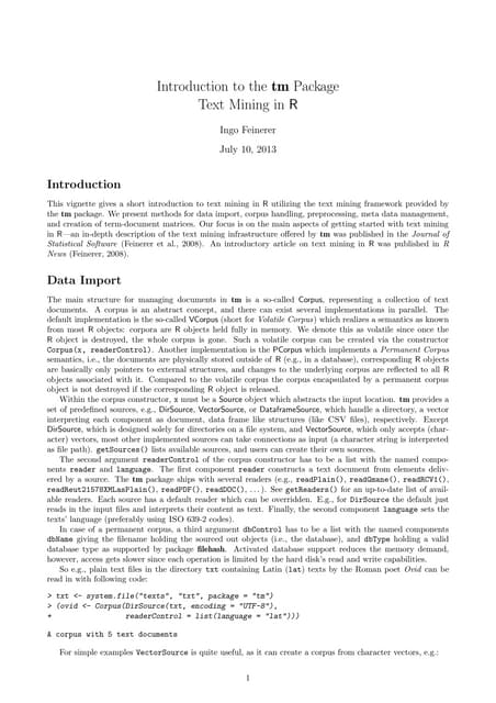 Text Mining with R | PDF