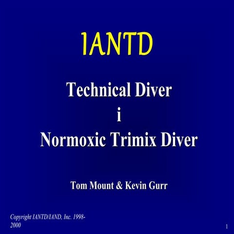 Tmx normoxic prezentacja iantd