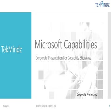 TekMindz dot net_capabilities