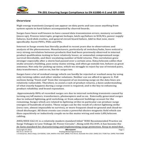 Surge Protect, a critical issue you could not fail to know while implementing...