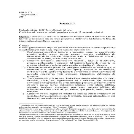 Trabajo Nº 3 Informe de Cartografía Social 