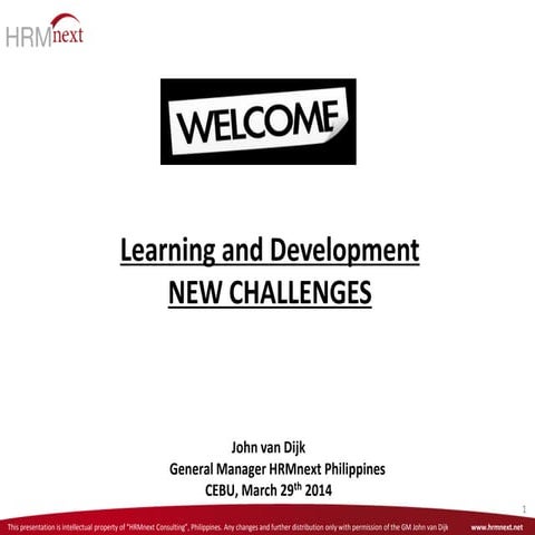 Learning and Development Challenges