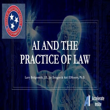 Ai and the Practice of Law