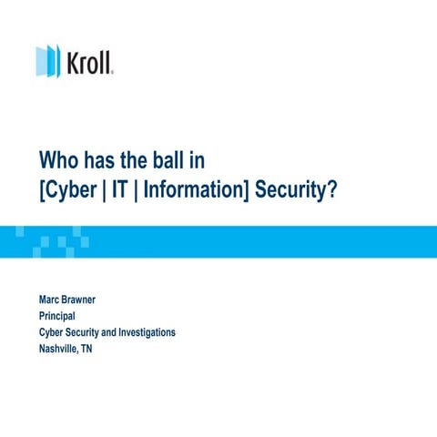 Information Security vs IT - Key Roles & Responsibilities