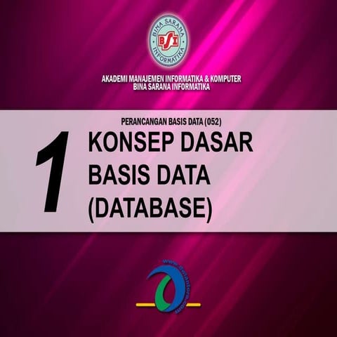 TND-052-P01- Konsep Dasar Basis Data