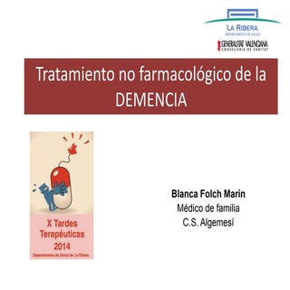 Tratamiento no farmacológico de la ...