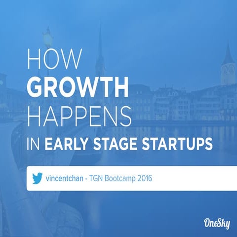 How Growth Happens in Early Stage Startups