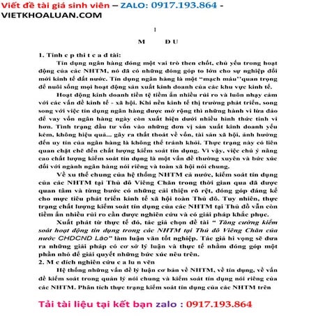 Tăng cường kiểm soát hoạt động tín dụng trong các ngân hàng thương mại trên đ...