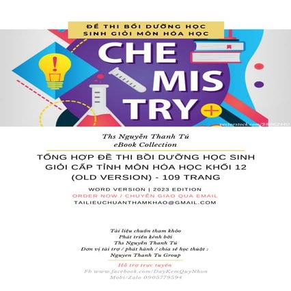 TỔNG HỢP ĐỀ THI BỒI DƯỠNG HỌC SINH GIỎI CẤP TỈNH MÔN HÓA HỌC KHỐI 12 (OLD VER...