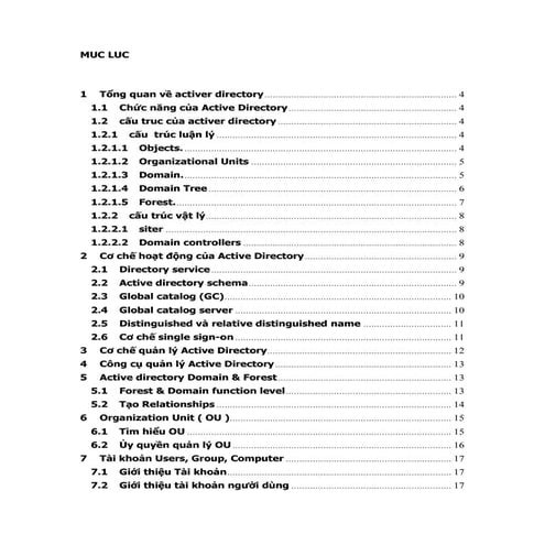 tổng quan về activer directory