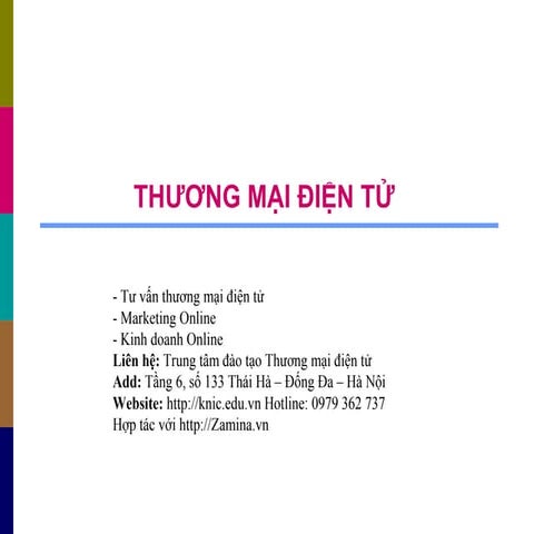 Tổng quan về thương mại điện tử