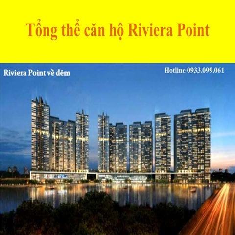 Tổng thể - mặt bằng thiết kế căn hộ riviera point | PPTX