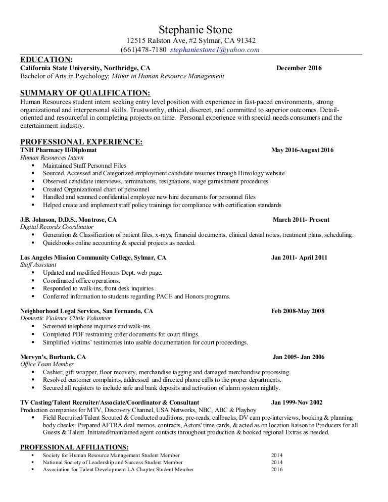 resume