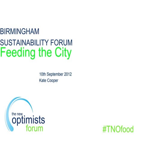 What it takes to feed the city