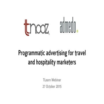 Admedo webinar: Get up to speed on programmatic advertising