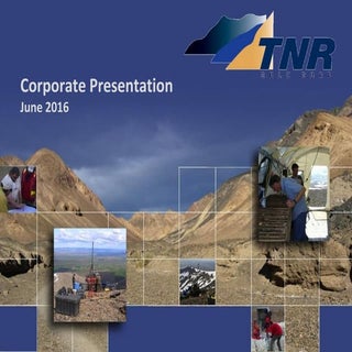 TNR Gold Presentation June 2016