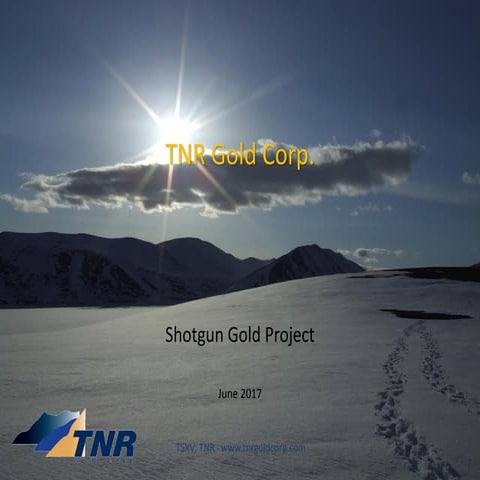 TNR Gold: Shotgun Gold Project, Alaska. Presentation June 2017
