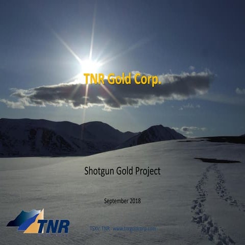 TNR Gold Shotgun Gold Project Presentation September 2018