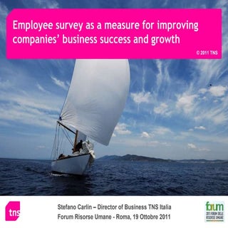 Employee survey as a measure for im...