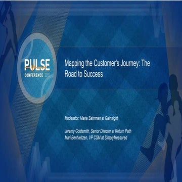 Mapping the Customer's Journey - The Road to Success