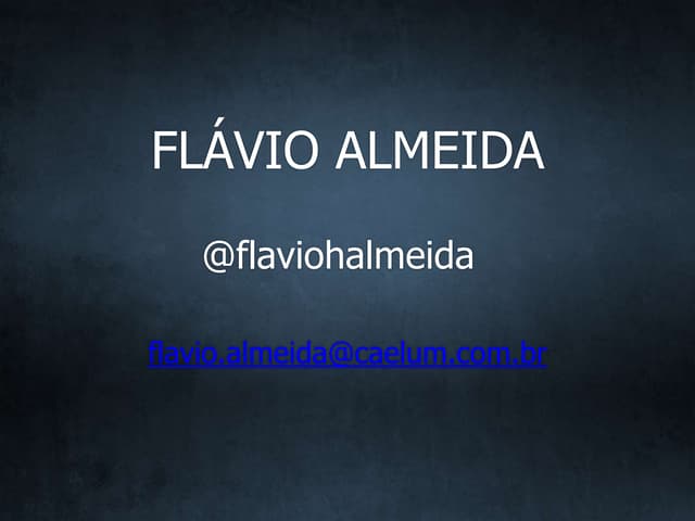 Flávio Almeida MEAN Stack "to be or not to be mean"