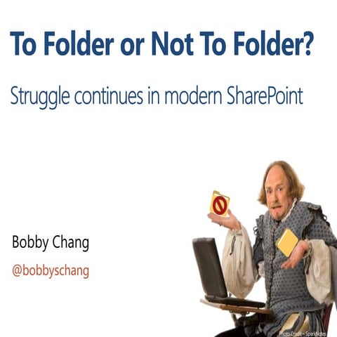 To Folder or Not to Folder in modern SharePoint