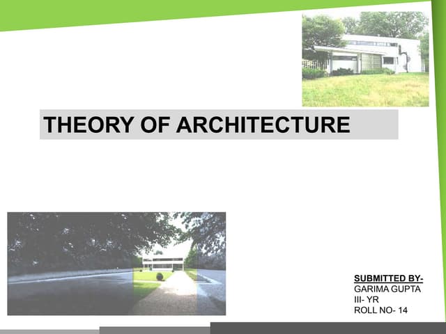 modern, post-modern architects & their works