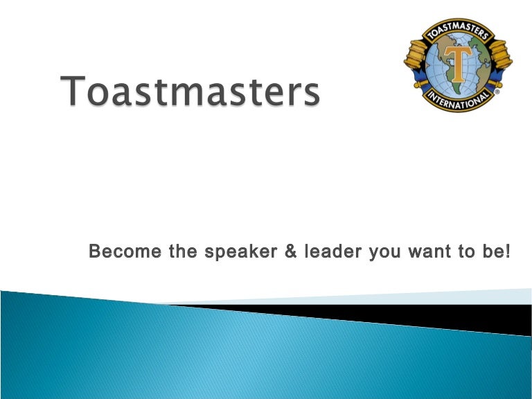 Toastmasters Presentation