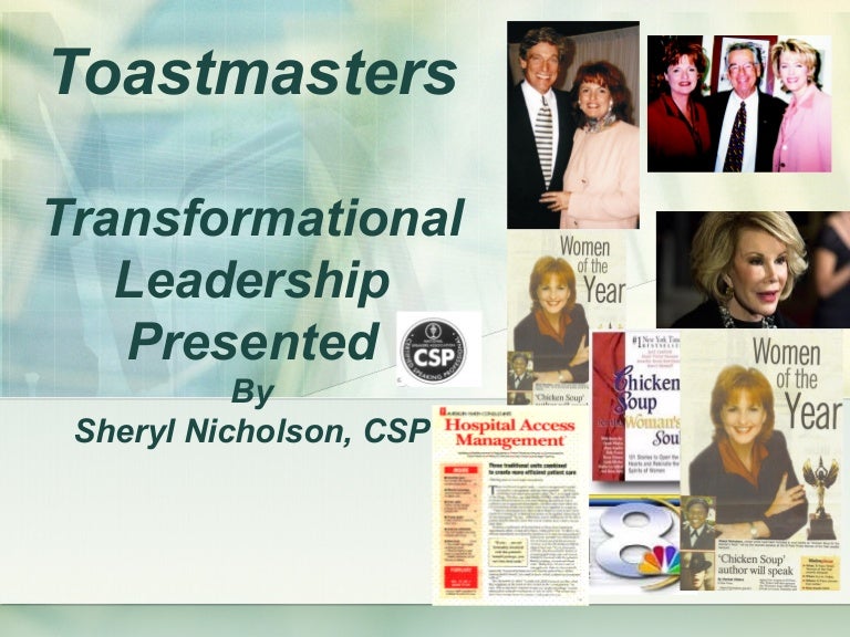 Toastmasters Transformational Leadership