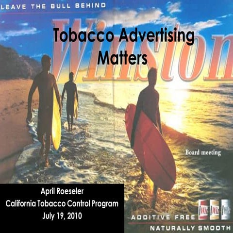 Tobacco Advertising
